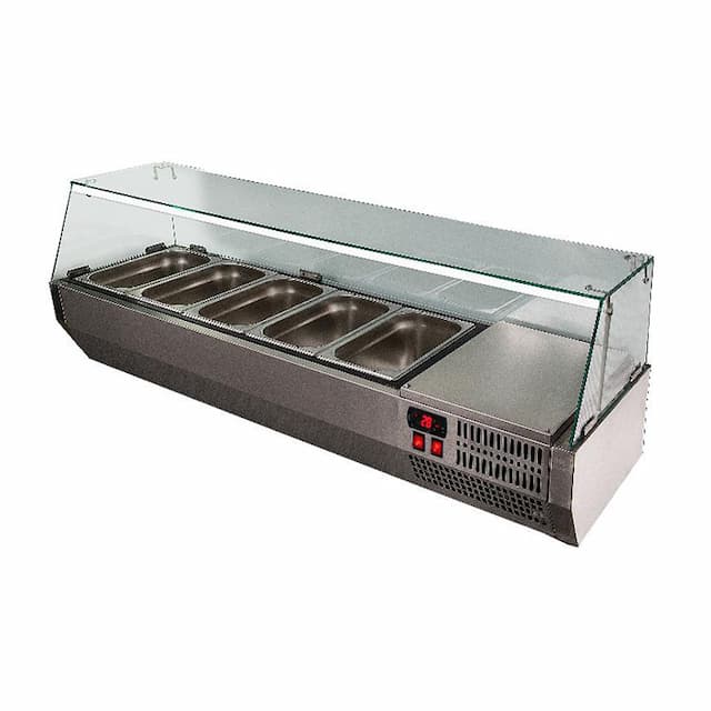 Холодильная витрина Carboma VT2v-G (GN 1/3)