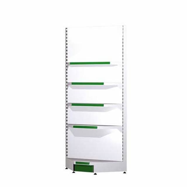 Стеллаж торговый угловой Русь MAGMA СКУ (внутр.) без фриза